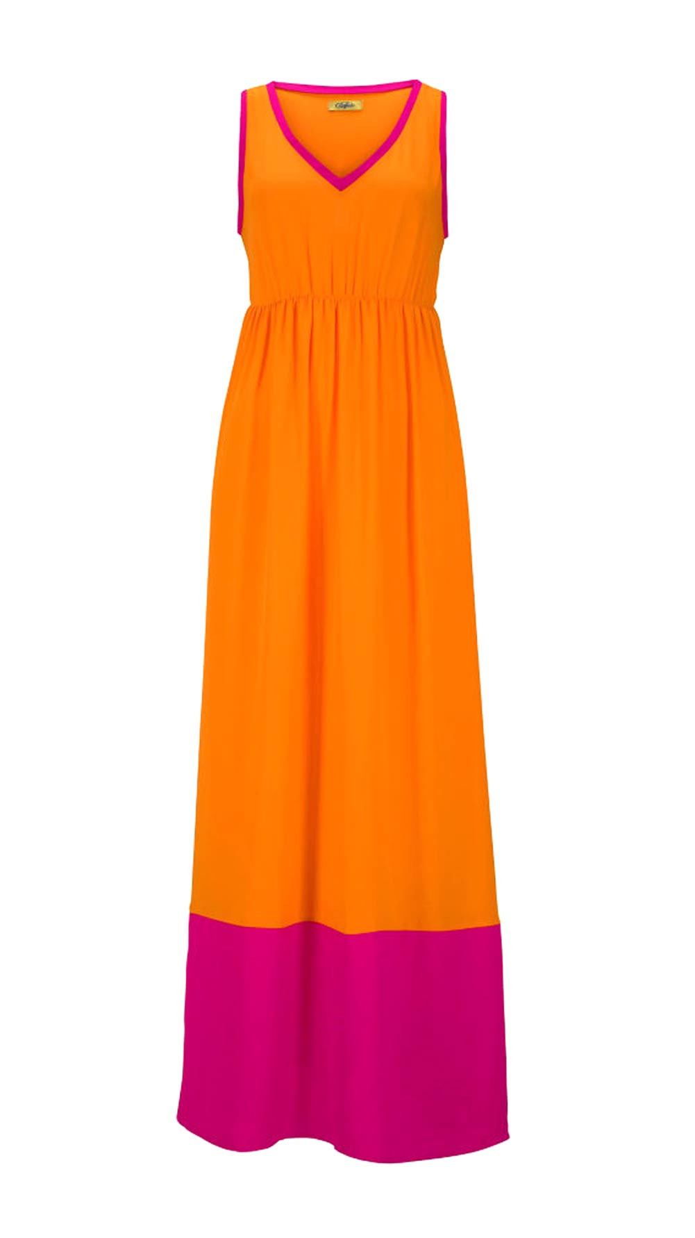 Buffalo Damen Markenmaxikleid Orangepink  Ebay