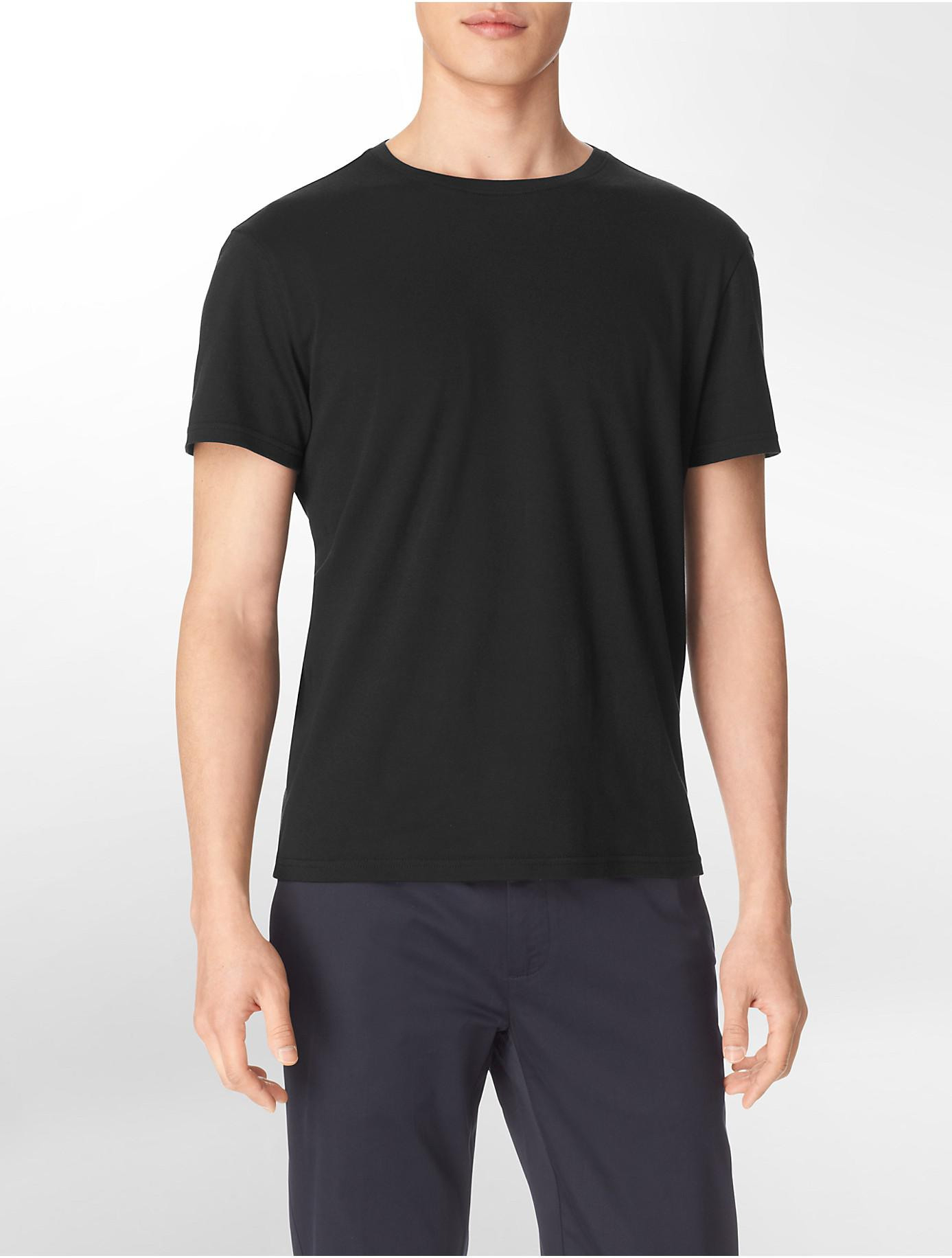 Calvin Klein 205W39Nyc Classic Fit Ribbed Detail Tshirt