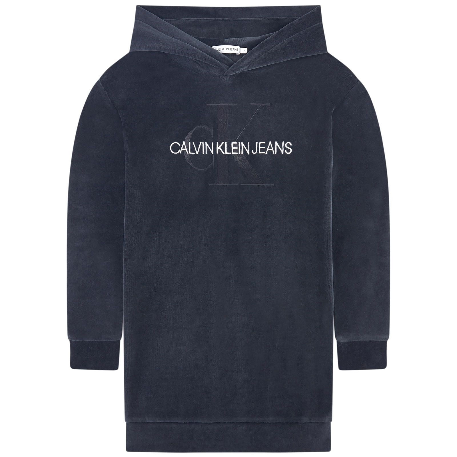 Calvin Klein  Sweatkleid Mit Kapuze Und Logo  Melijoe