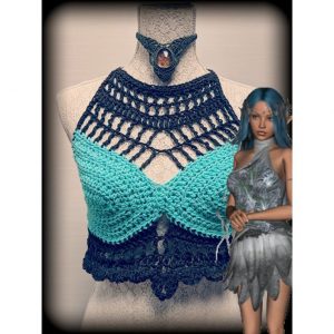 Crochet Bralette  Alternative Kleidung