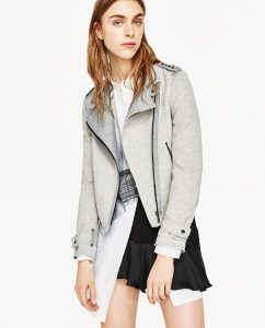 Crossover Plush Jacket With Zips  Zip Jacket Women