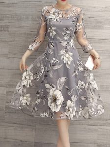 Damen Kleider 50Er Jahre Rockabilly Kleid Mit Blumenmuster
