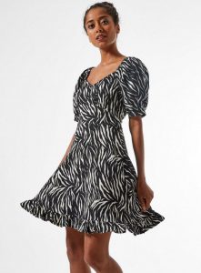 Damen Kleider  Dorothy Perkins Minikleid Mit Zebraprint