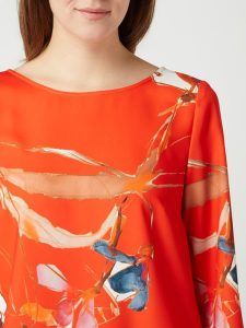 Daniel Hechter Kleid Mit Floralem Muster In Orange Online