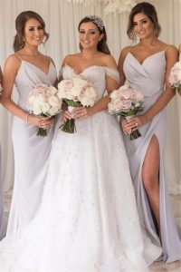 Designer Brautjungfernkleider Lang Günstig  Kleider Für
