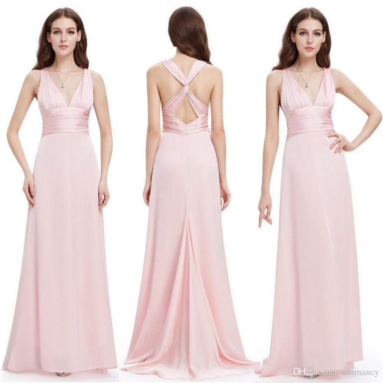 Designer Wunderbar Abendkleid Pink Lang Boutique  Abendkleid