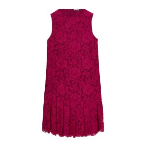Dolce  Gabbana Einfarbiges Ärmelloses Kleid Mit Blumen