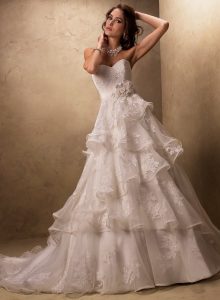 Dp22924  Kleid Hochzeit Hochzeitskleid Tüll