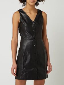 Edited Kleid In Lederoptik Modell 'Iver' In Grau