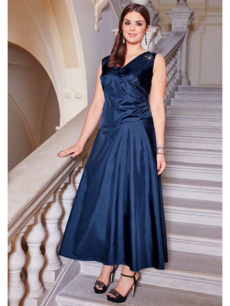 Elegantes Abendkleid Sheego Style Marine Neu Kp 139