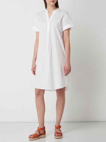 Emily Van Den Bergh Kleid Mit Fixiertem Aufschlag In Weiß