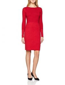 Esprit Collection Damen Kleid 108Eo1E003 Rot Red 630 X