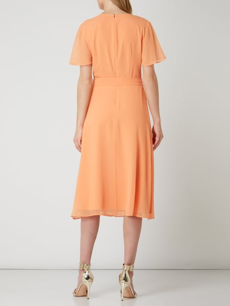 Esprit Collection Kleid Aus Chiffon In Orange Online