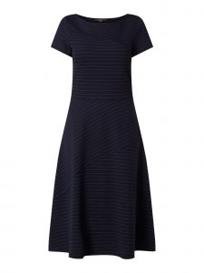 Esprit Collection Kleid Mit Nadelstreifen In Blau / Türkis