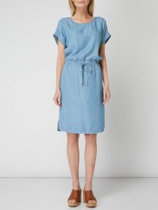 Esprit Kleid In Denimoptik In Blau / Türkis Online Kaufen