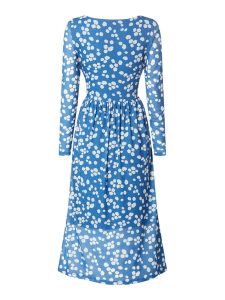 Esprit Kleid Mit Allovermuster In Blau / Türkis Online