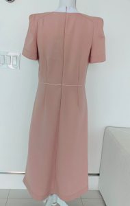 Fendi Jersey Kleid Rose Midlength Casual Maxi Dress Size