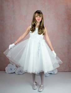 Festkleid Mädchenkleid Für Hochzeit Kommunionkleid Kurz