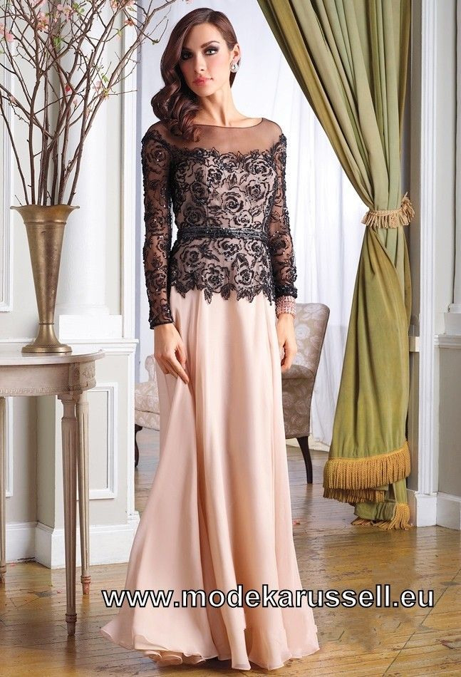 Festliches Langarm Abendkleid 2019 Abendkleider Elegant