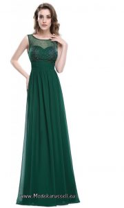 Formal Genial Grünes Kleid A Linie Design  Abendkleid