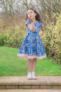 Frühling Sommer Mode Yumi Kleid Mädchen Mode Mädchen
