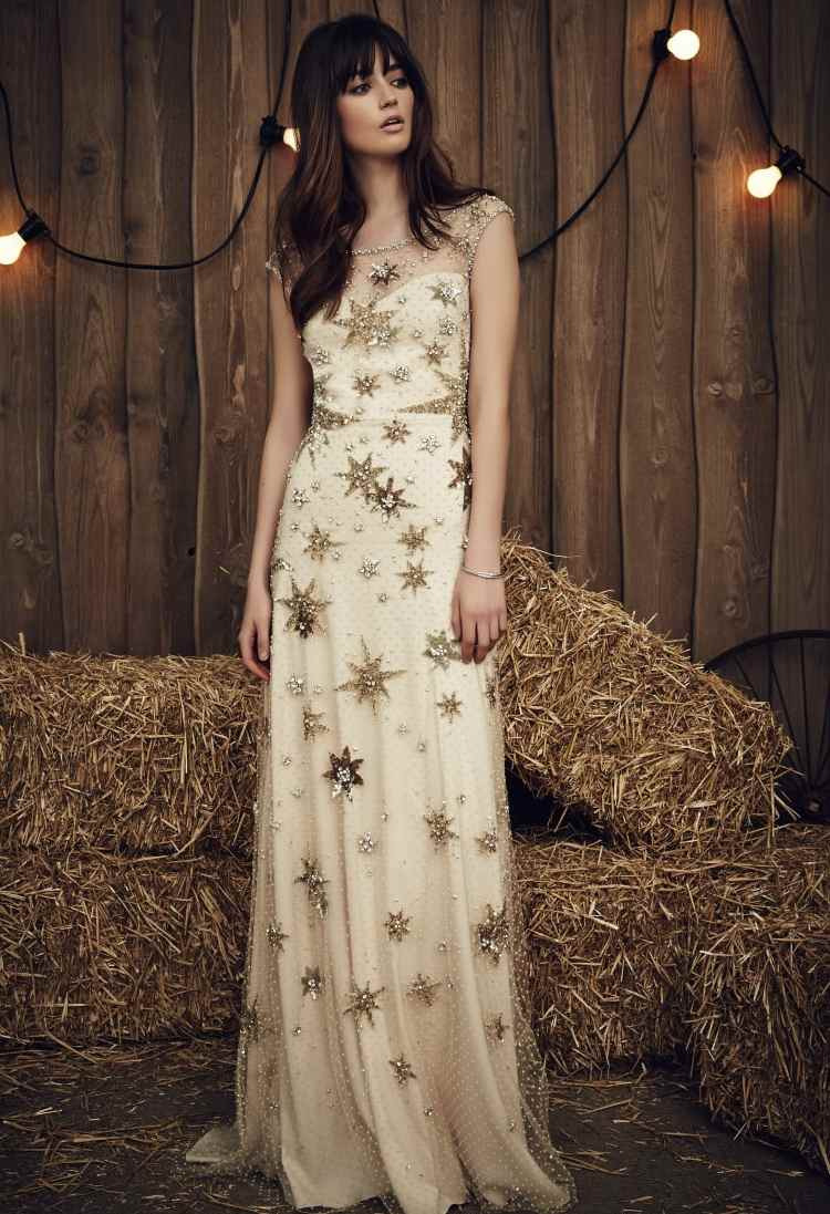 Goldenes Brautkleid Der Neueste Trend Für Eine Glamour