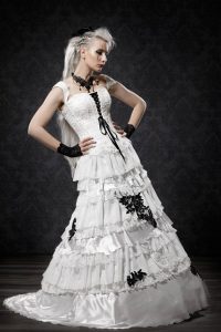 Gothic Barock Hochzeitskleid