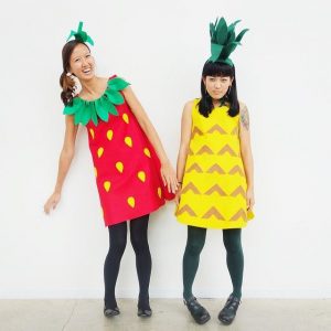 Halloween Costume  Strawberry  Pineapple Fruit Stand