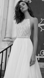 Halter Neck Lace Wedding Dress Inspiration