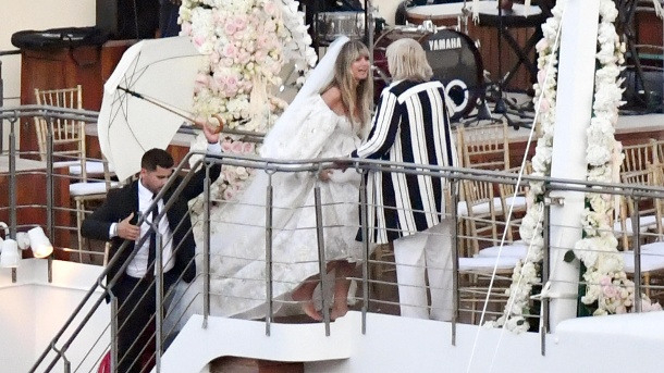 Heidi Klums Hochzeit Auf Capri Das Netz Fand Ihr Kleid