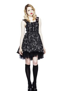 Hell Bunny Kleid Jazz Dress Black