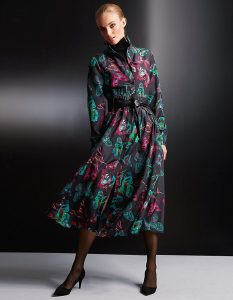 Hemdblusenkleid Aus Seide  Baumwolle  Madeleine Mode