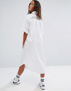 Hemdkleid Weiß