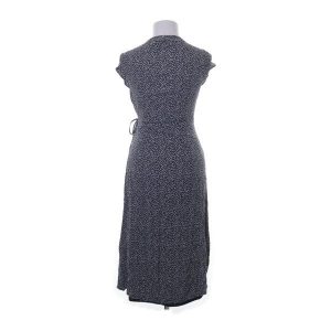 Hm Trend Wickelkleid Größe 38 Blau/Weiß Viskose  Ebay