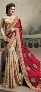 Hochzeit Bunt Bestickt Sarees Collection  Sari Hochzeit