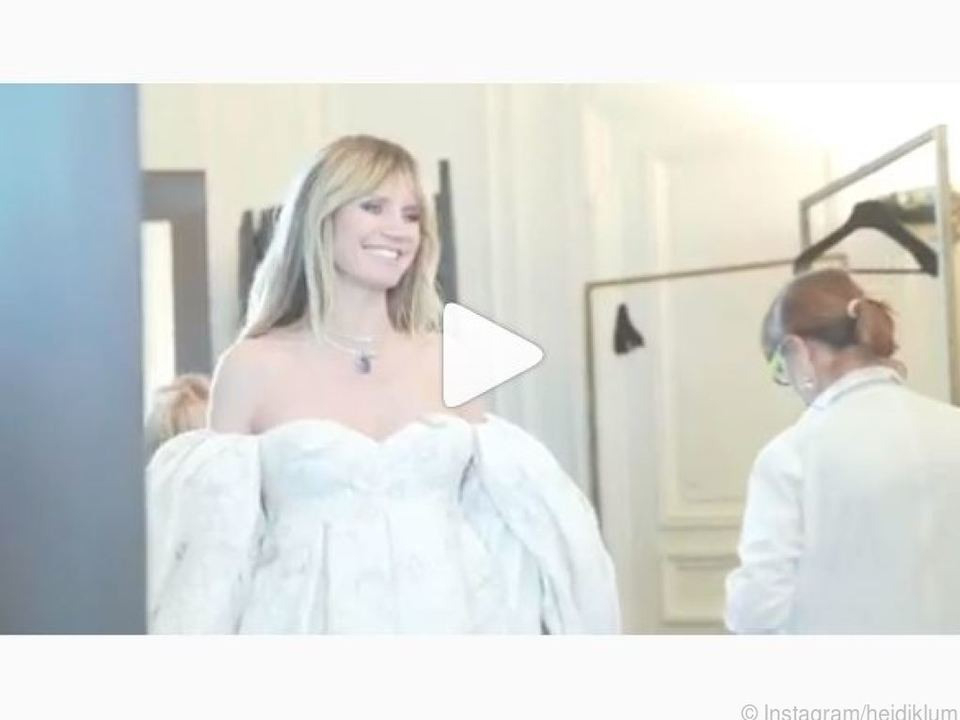 Hochzeit Heidi Klum Hochzeitskleid  Hochzeits Idee