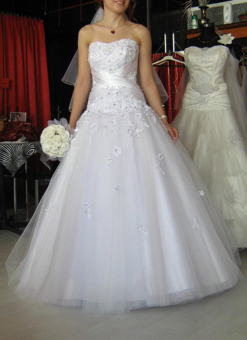 Hochzeit Kleid Braut Kleid Prinzessin Brautkleid Weiß