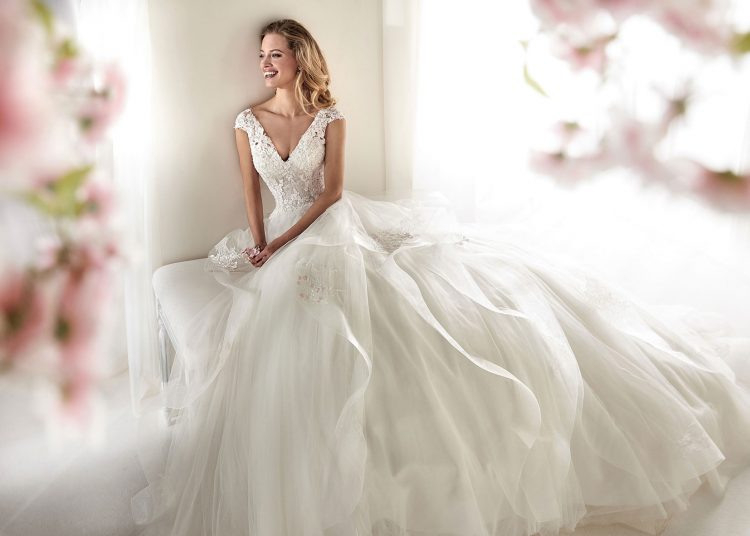 Hochzeitskleid Corsage Glitzer - Abendkleider &amp; Elegante