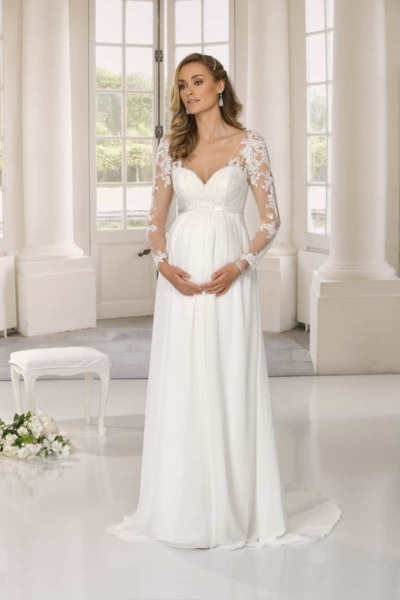 Hochzeitskleid Für Schwangere Braut  Ladybird  Stil 521073Zw