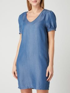 Ichi Kleid In Denimoptik Modell 'Lambrey' In Blau