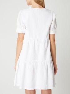 Ichi Kleid Mit Streifendessin Modell 'Gyrith' In Weiß