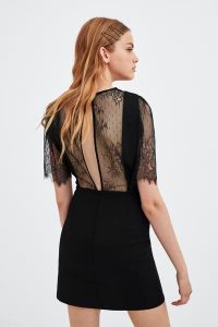Image 4 Of Contrast Lace Dress From Zara  Kleider Kleid