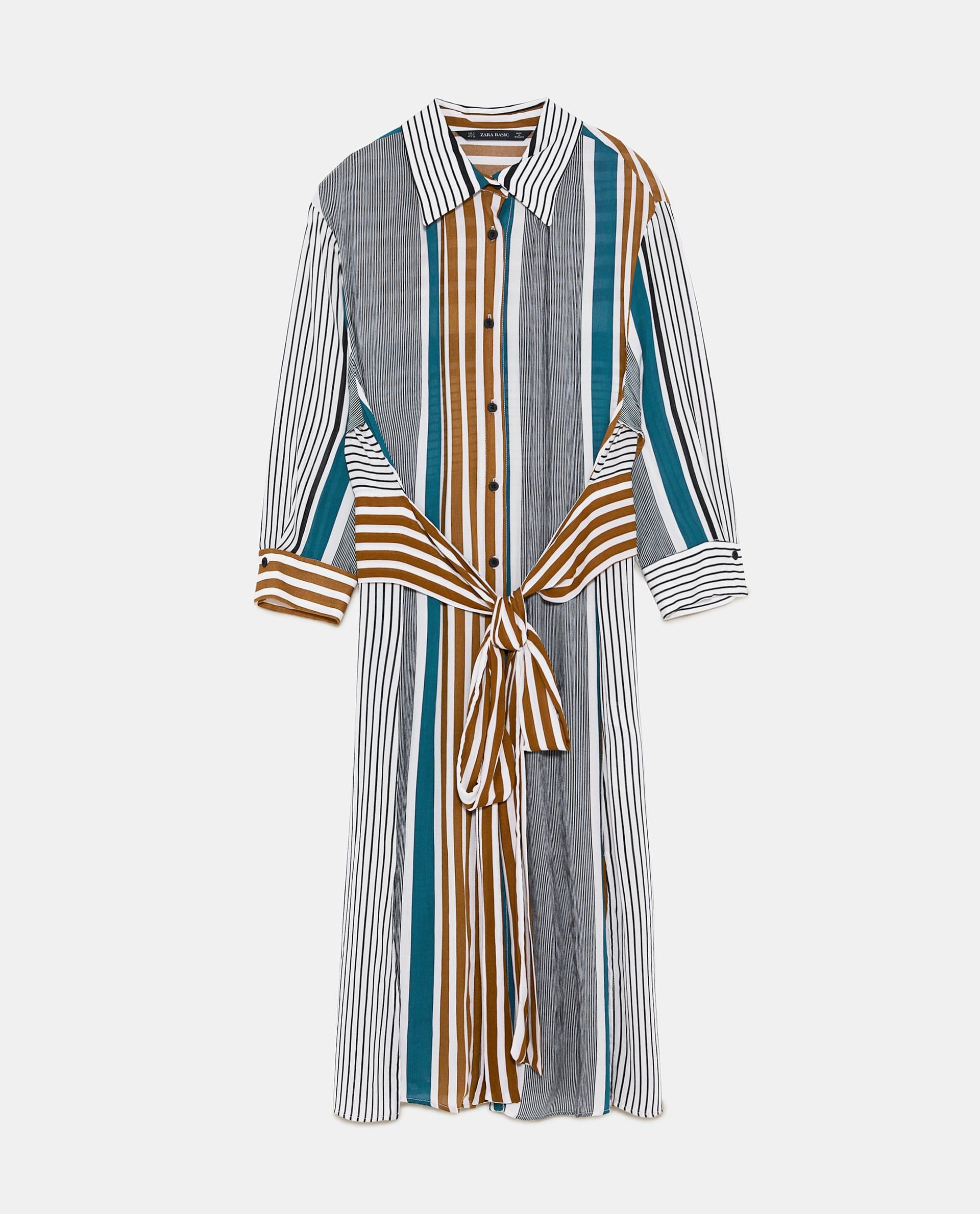 Image 8 Of Striped Shirt Dress From Zara £2999