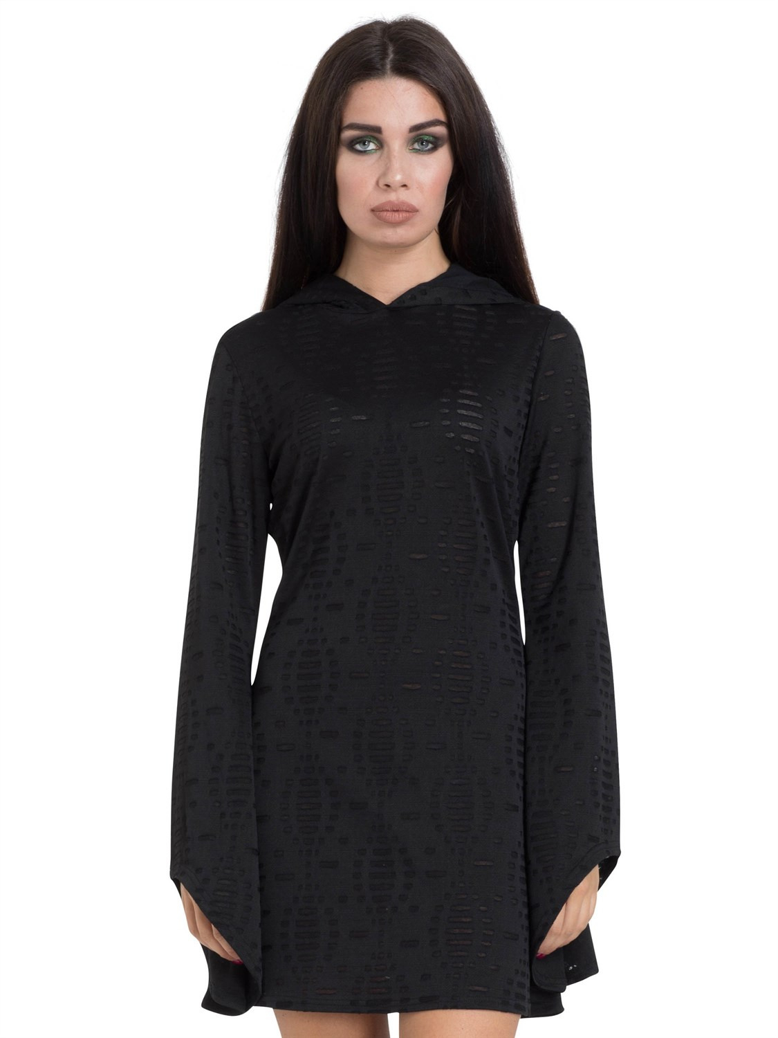 Jawbreaker Kleid Black Hoodie Dress 8545