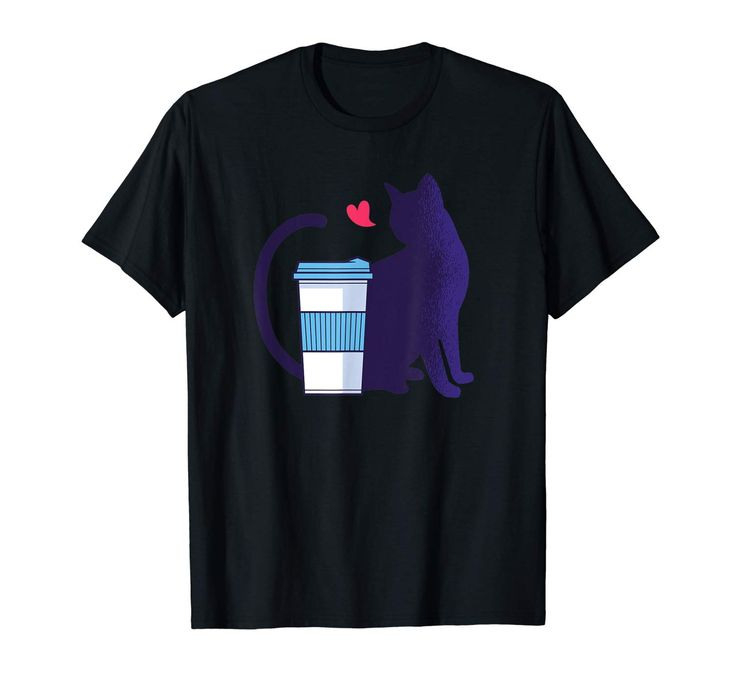 Katzenmama Shirt Kaffeetrinker Katzenliebhaber Katzen