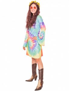 Kleid Batik Regenbogen Für Hippie Festivals Kaufen » Deiters