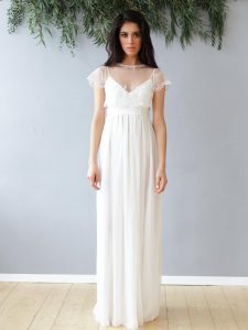 Kleid D0085   Hochzeitskleid Boho Brautkleid Romantische