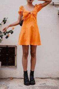 Kleid Elisabetta Orange