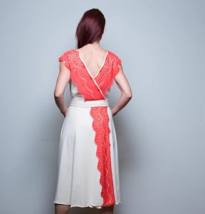 Kleid Jolie Wickelkleid Jersey Kleid In  Online Shop
