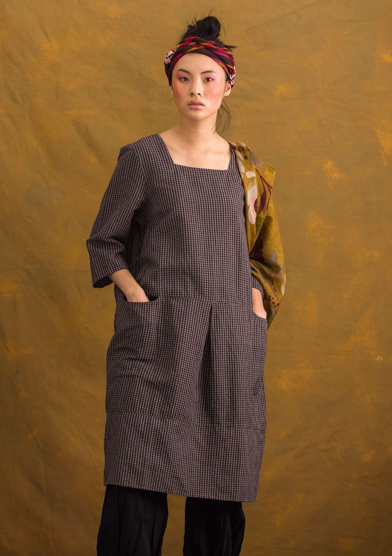Kleid Lindblom Aus Ökobaumwolle/Leinen  Tuch Mode Kleider